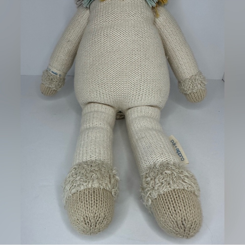 Cuddle + Kind Llama Knitted Doll Plush Plushie 20” Made in Peru - Picture 6 of 10